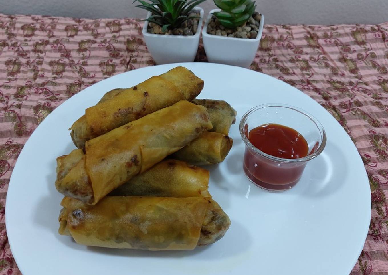 Chicken 🐔 spring rolls