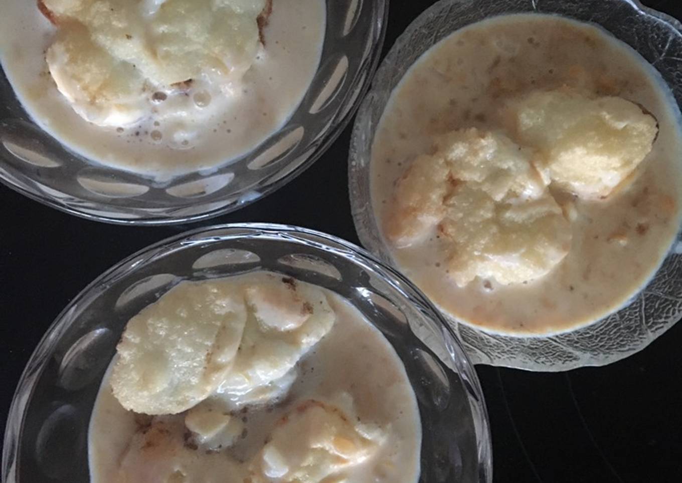 Arroz con leche y caramelo
