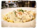 mushroom bacon cream pasta