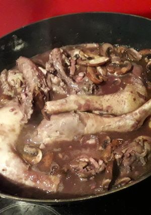 Une photo de Coq au vin