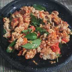 รูปของ Sambal tempe kemangi