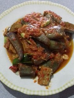 Foto resep Terong balado pete