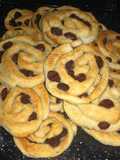 Caracolas con pasas y miel
