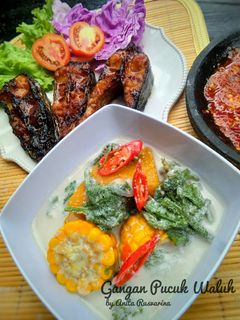 Foto resep Sayur Pucuk labu a.k.a Gangan Pucuk Waluh