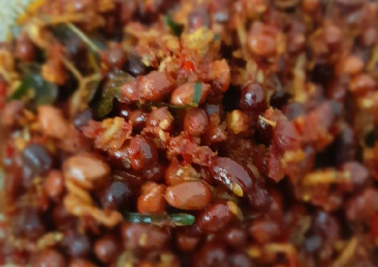 Resep masakan Sambel Teri Kacang (Balado) | Bahan Membuat Sambel Teri Kacang (Balado) Yang Lezat Sekali