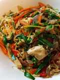 Sugar free Pad Thai with brown rice noodle