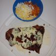 Matambrito de cerdo al roquefort