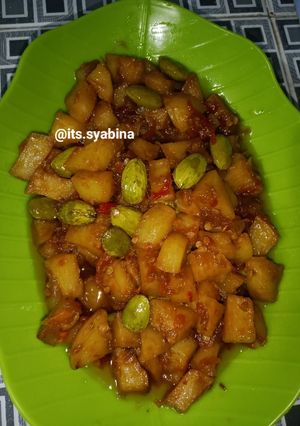 Foto resep Balado kentang dan pete