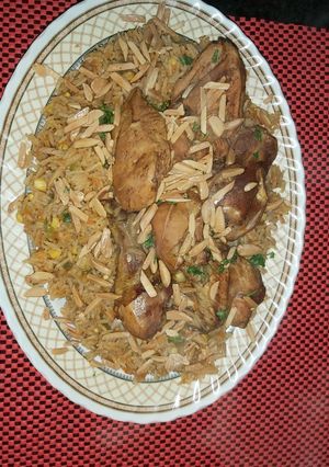 صورة لوصفة كبسة دجاج