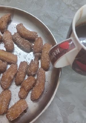 A picture of Eggless Churros.