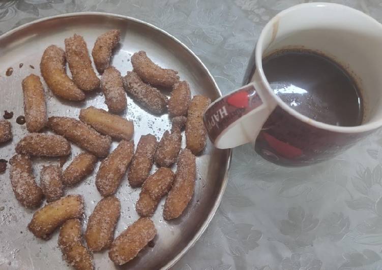 Simple Way to Prepare Quick Eggless Churros