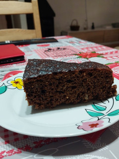Una foto de Bizcocho de chocolate y café