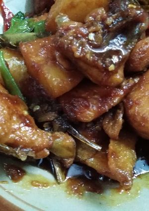 Foto resep Ayam kentang bumbu kecap