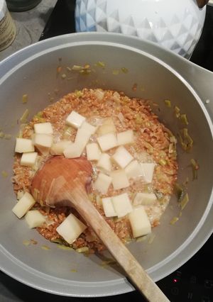 Une photo de Risotto de petit épeautre