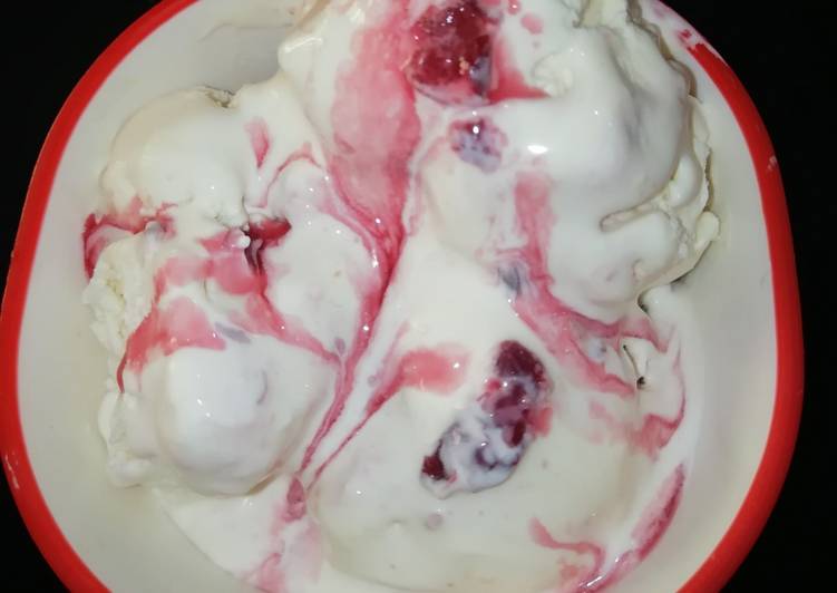 Simple Way to Prepare Any-night-of-the-week Cherry icecream