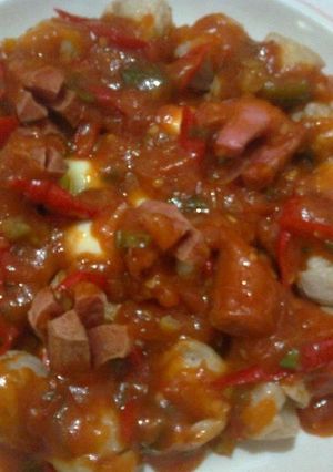 Foto resep Sosis Bakso Asam Manis