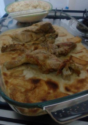 صورة لوصفة صينية بطاطا ودجاج بطحينة