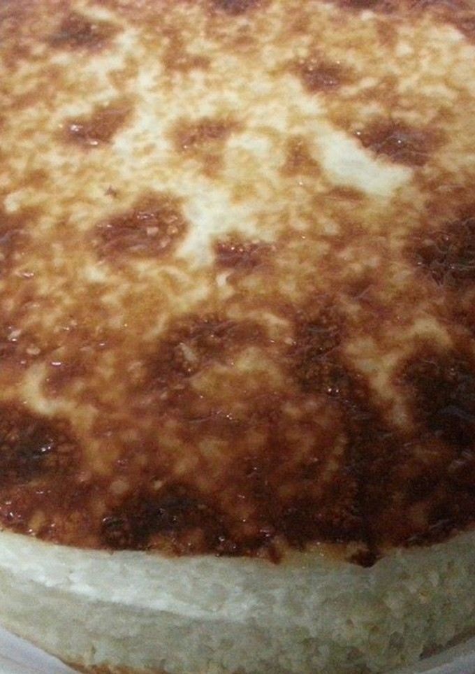 Una foto de Tarta de arroz con leche al horno