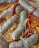 Chorizos al vino blanco o tinto