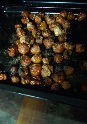 Una foto de Tomates cherry asados