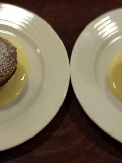 Una foto de Coulant de chocolate negro