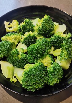 A picture of Steamed Broccoli.