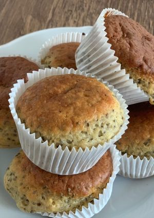 Vegán, chia magos muffin recept fotója