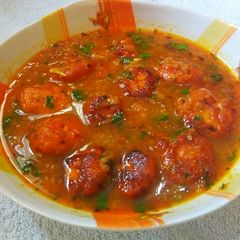 A picture of Lauki Kofta.