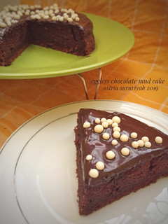 Foto resep Eggless chocolate mud cake