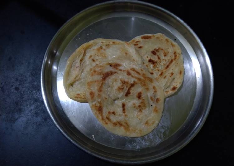 Homemade parotta