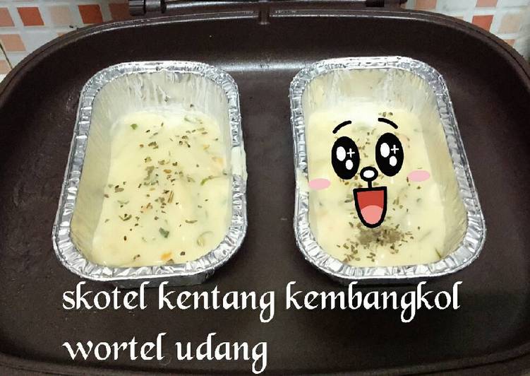 Cara Membuat Mpasi Skotel kentang udang 9m+ yang Enak