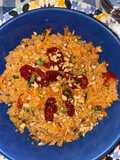 Cous Cous con Pomodorini al Forno, Zucchine e Tonno/Salmone