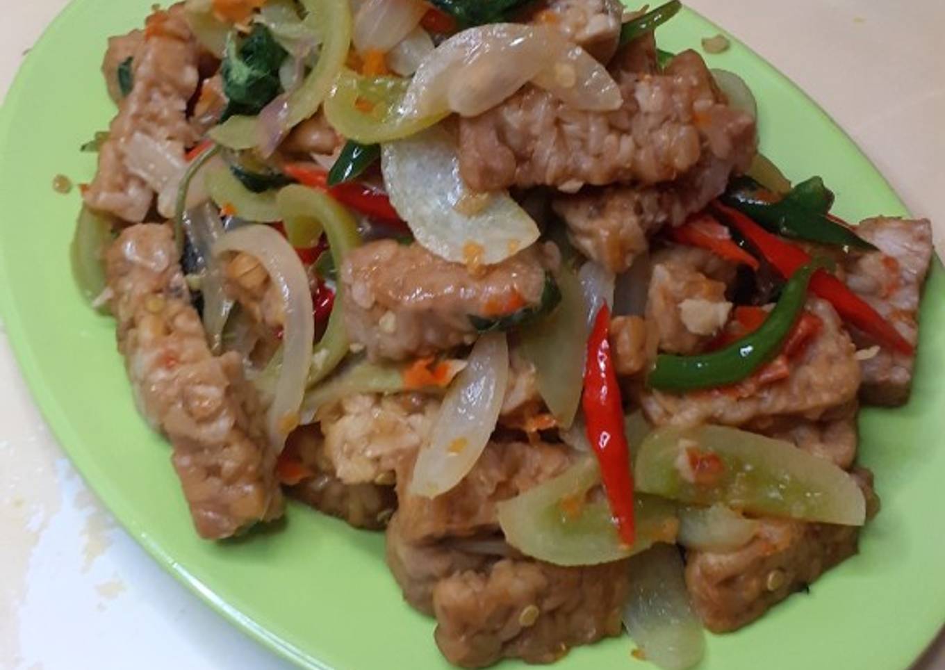Tumis Tempe Sederhana