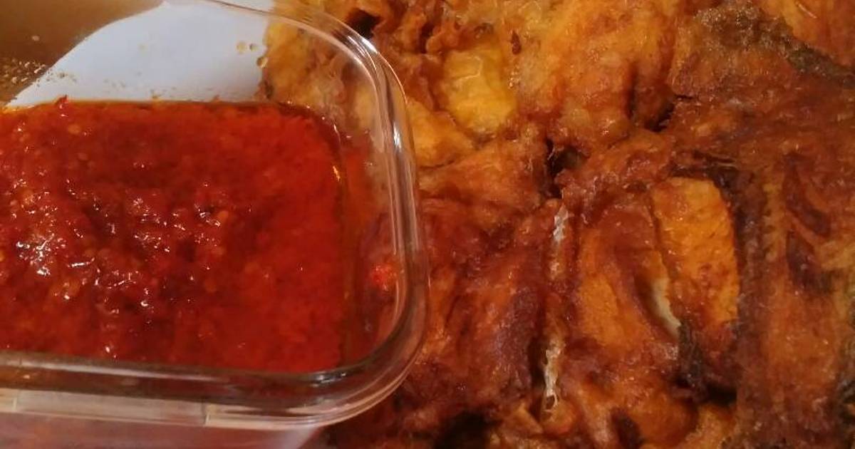 Resep Ikan  mujair  masak tepung dan sambal goreng oleh GA 