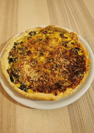 Une photo de Quiche aux fanes de carotte