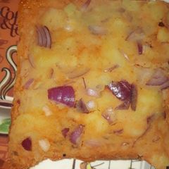 A picture of Stuffed bread.