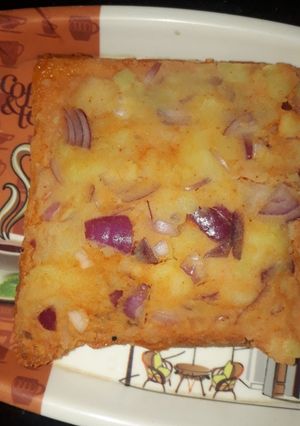 A picture of Stuffed bread.