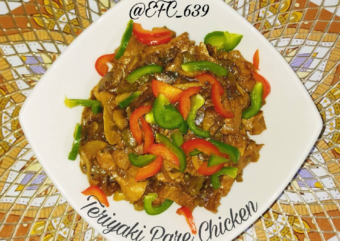 Teriyaki Pare Chicken versi Ambyar Kitchen