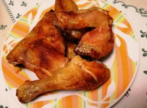 Foto di Cosce di pollo con curcuma