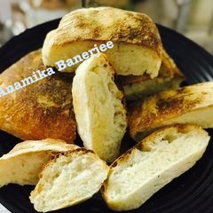 Italian Ciabatta Bread (No Knead) A picture of Italian Ciabatta Bread (No Knead).