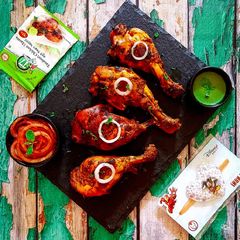 A picture of Chicken Tangdi Kabab.