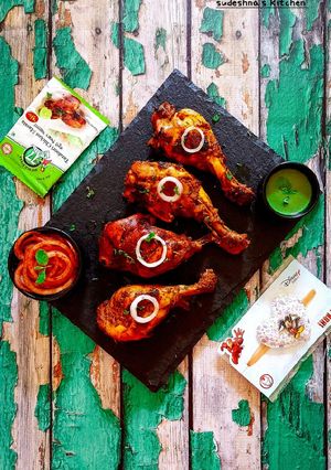 A picture of Chicken Tangdi Kabab.