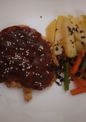 Foto resep Menu Diet : Steak Tempe
