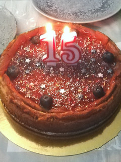 Una foto de Tarta de queso Esperanza 15 años 🎂