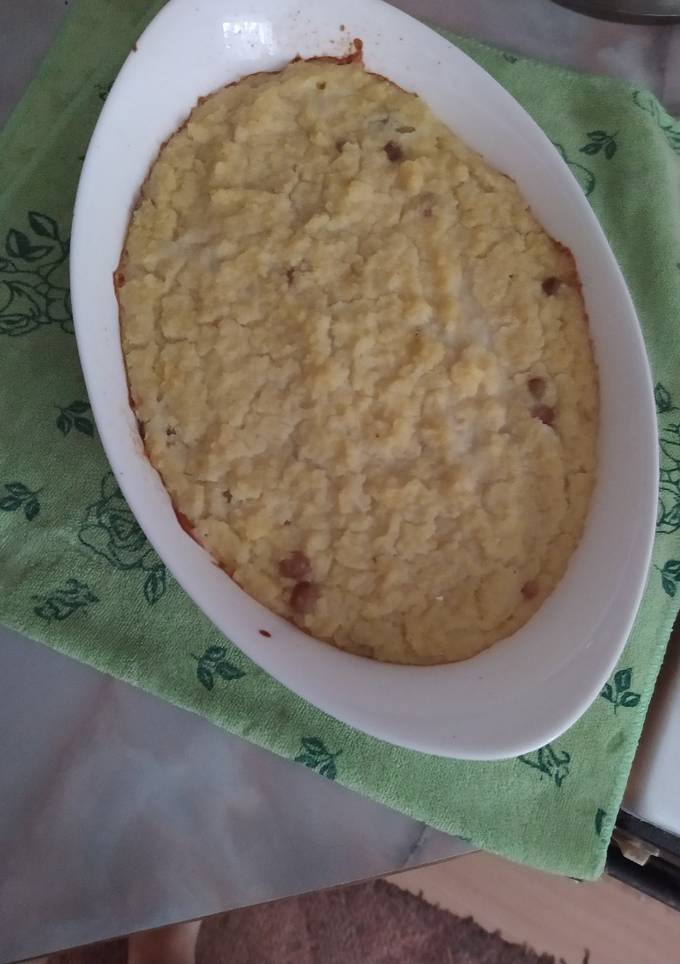 Каша запечена пшоняна з сухофруктами