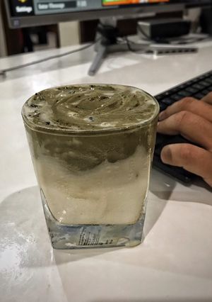 Foto resep DALGONA GREEN TEA (MATCHA)Tanpa Mixer