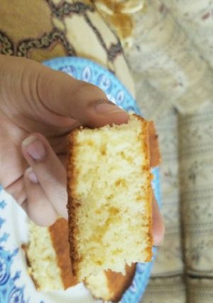 صورة لوصفة كيكة عاديه
