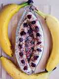 Postre saludable inspirado en Banana Split 🍌