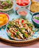 Chả Cá Trộn Rau Muống