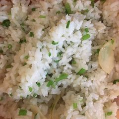 A picture of Celery Fried Rice.